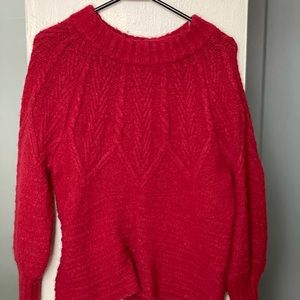 10 DOLLAR SALE ON EVERYTHING: Thick Wool Red Sweater